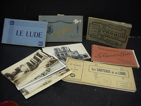 674: Vintage French Postcards and Postcard Books:
