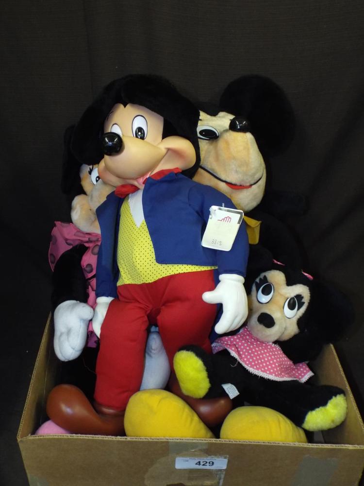 Disney Plush Doll Lot.