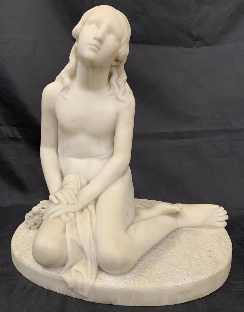 Rinaldo Rinaldi (1793 - 1873), Alabaster Sculpture