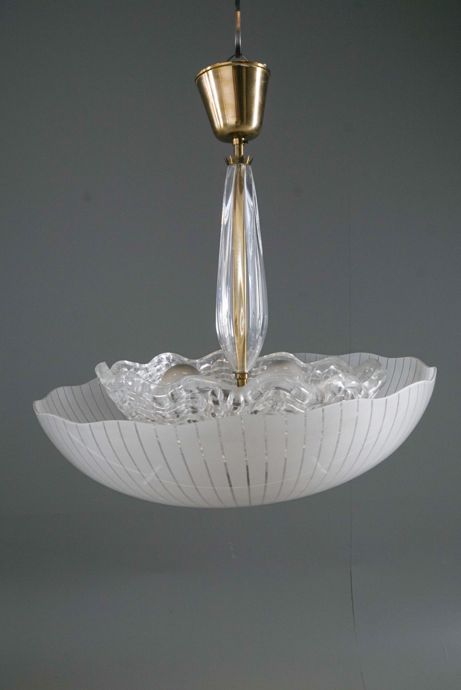 Orrefors. Plafondlampa, 1960-tal