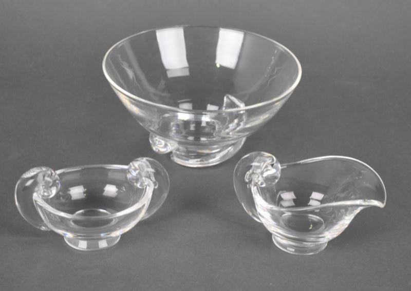 (3) PIECE STEUBEN GROUP