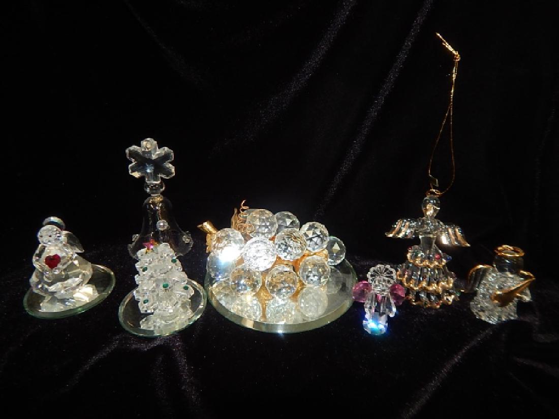 Lot of 7 crystal pieces