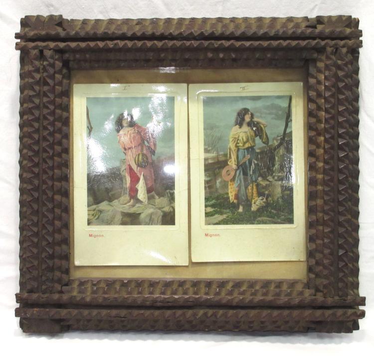 Tramp Art Picture Frame