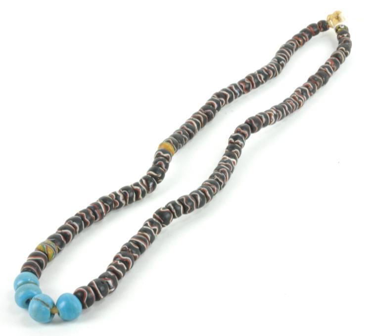 Antique African Trade Beads Necklace