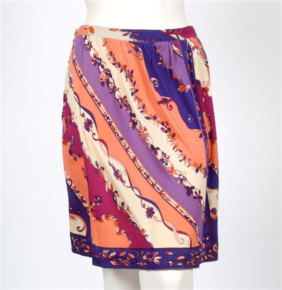 An Emilio Pucci Silk Skirt, 1960s,