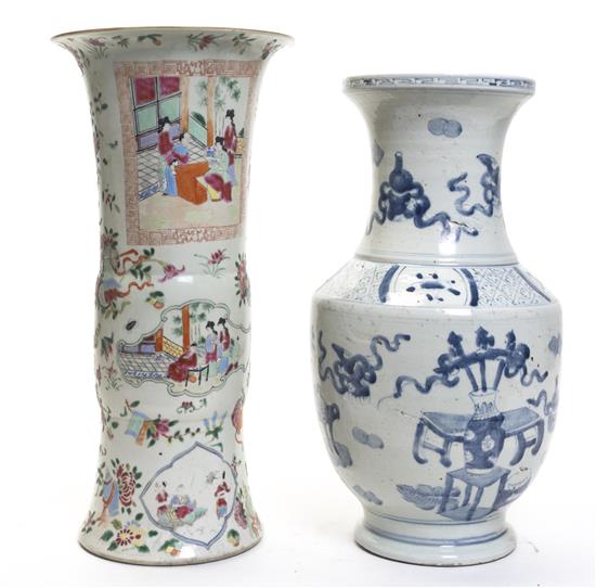 Two Chinese Porcelain Vases