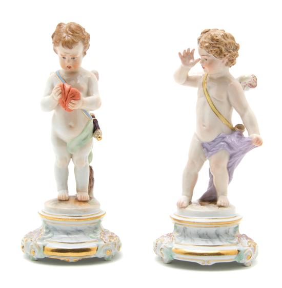 Two Meissen Porcelain Figures