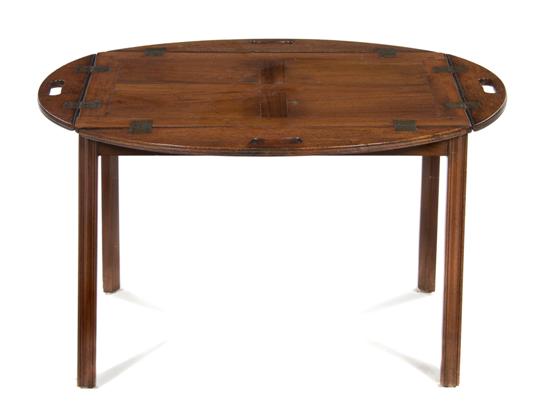 A George III Mahogany Butler's Tray