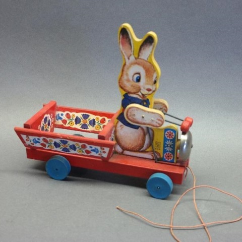 Fisher -Price Bunny Bell Cart Pull Toy
