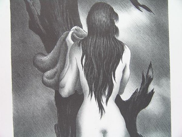 1216: PENCIL SIGNED LITHOGRAPH BY RUSSELL SHERMAN