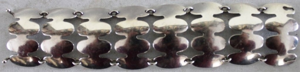 Georg jensen sterling silver modernist bracelet