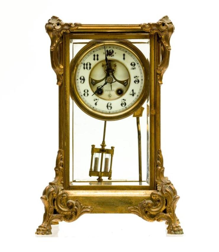 Gilbert clock co. "thalia" crystal regulator