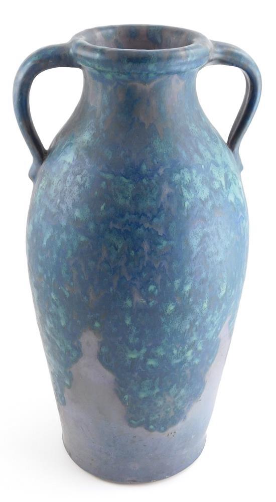 Roseville Pottery "Carnelian" pattern monumental vase