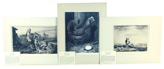 Three Associated American Artists limited edition prints