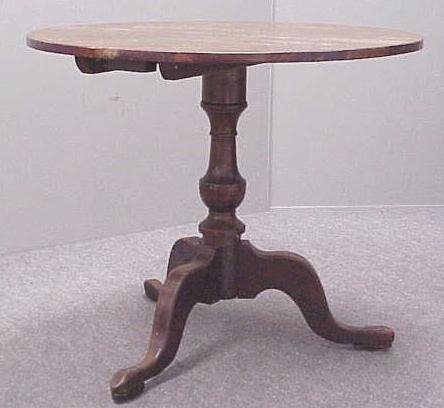 329: ENGLISH OAK TILT-TOP TEA TABLE