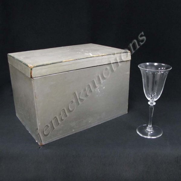 95: SET (5) STEUBEN CRYSTAL GOBLETS, 1938