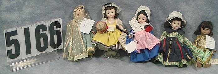 Madame Alexander International Dolls lot