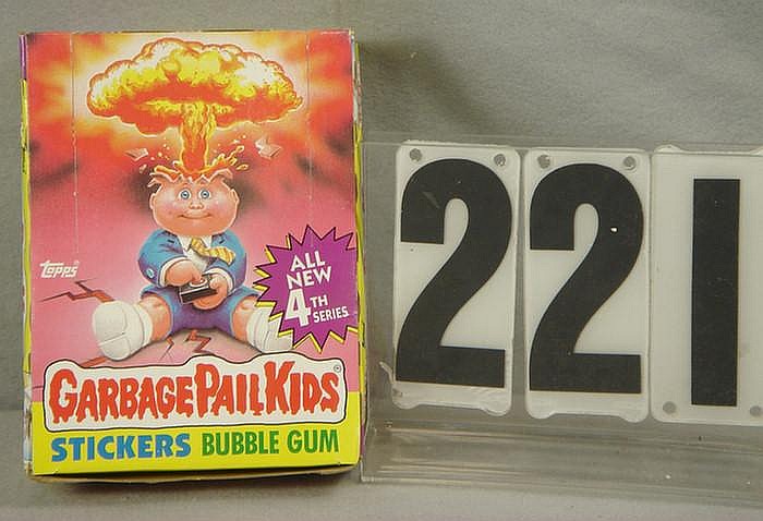 1986 Garbage Pail Kids 4th Series Stickers