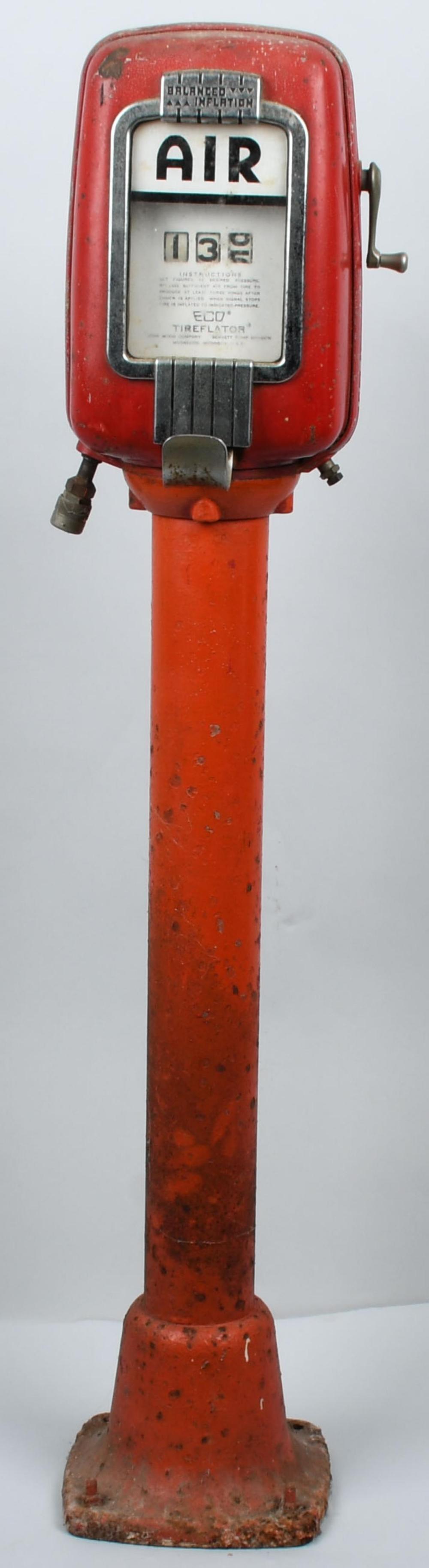 VINTAGE ECO TIREFLATOR GAS STATION AIR PUMP