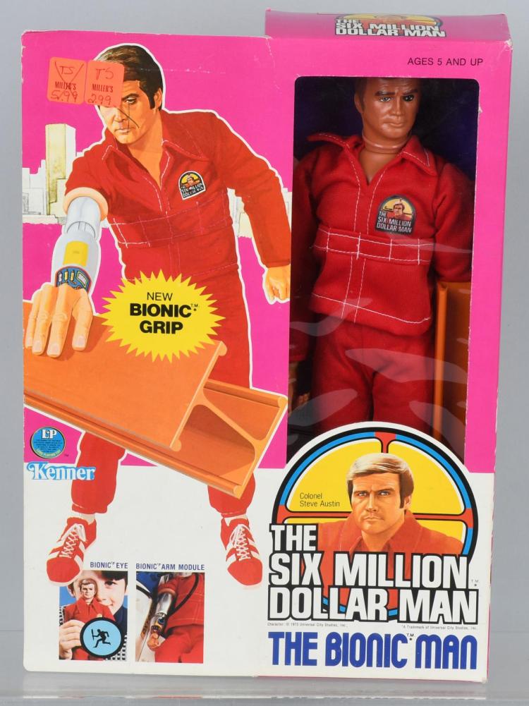 KENNER SIX MILLION DOLLAR MAN w/ BIONIC GRIP MIB