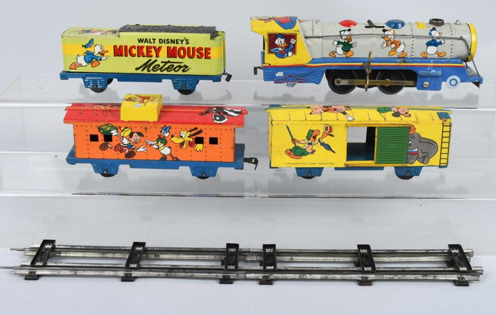 MARX Tin Windup MICKEY MOUSE METEOR TRAIN