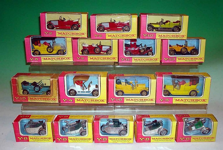 Selection of boxed Matchbox Models of Yesteryear