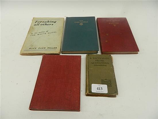 Five Early Edition Poetry Books
