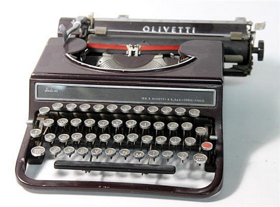 An Olivetti Studio 42 Typewriter