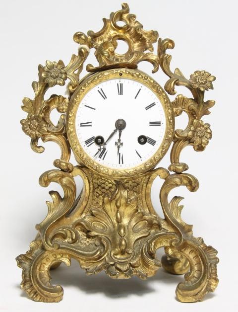 A French Japy Freres Gilt Ormalou Mantle Clock,