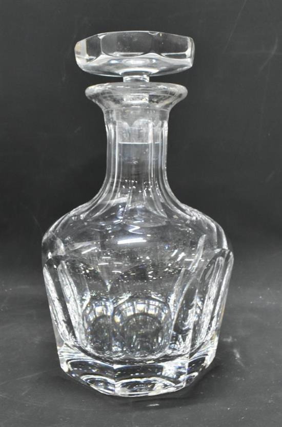 An Orrefors Crystal Decanter,