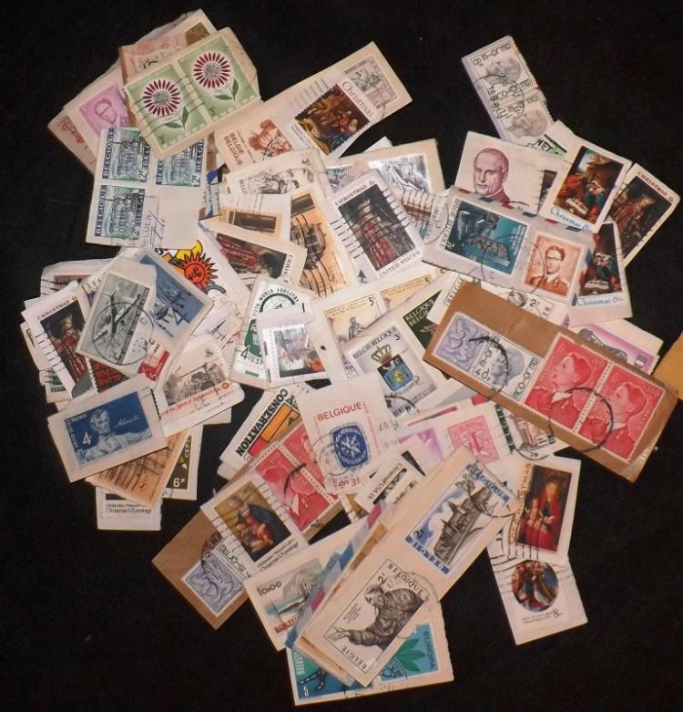 Lot Assorted Postage Stamps (Unsearched)