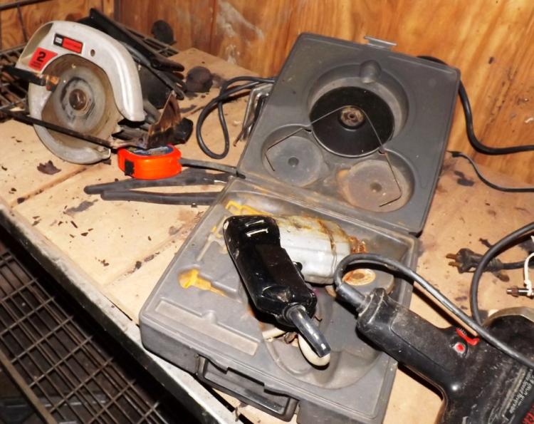 Assorted Hand Power Tools & Etc