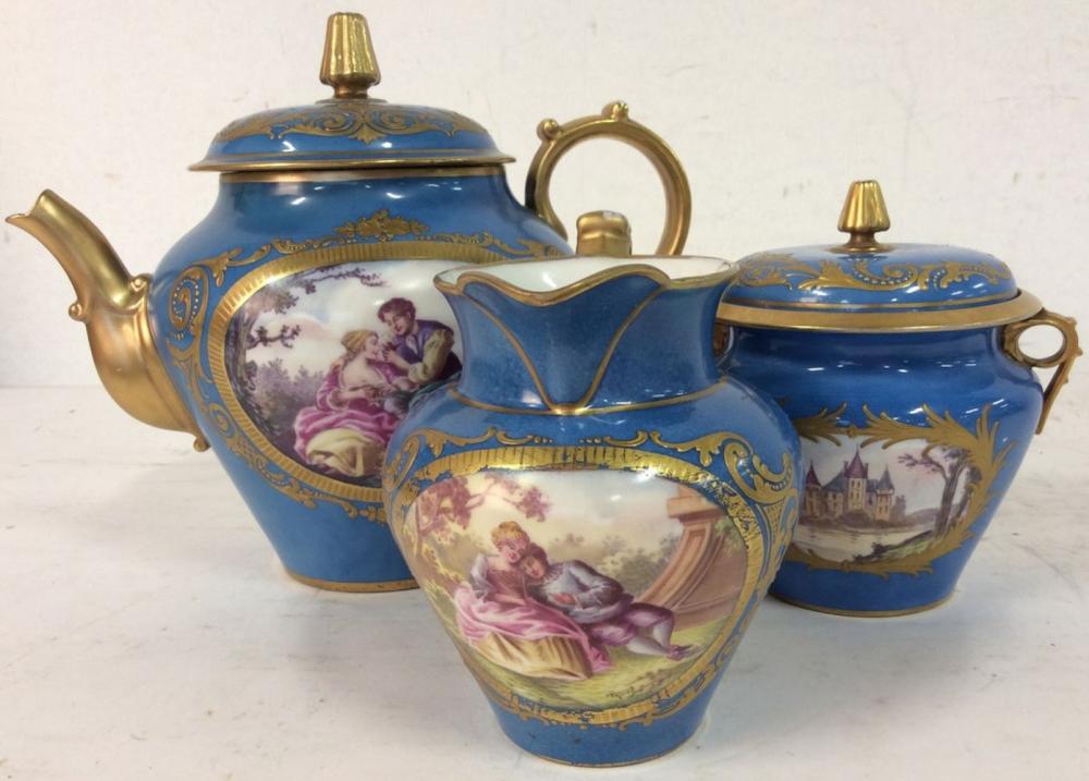 SEVRES Porcelain Coffee or Tea Service