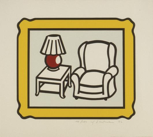 Red Lamp, 1992 – Roy Lichtenstein
