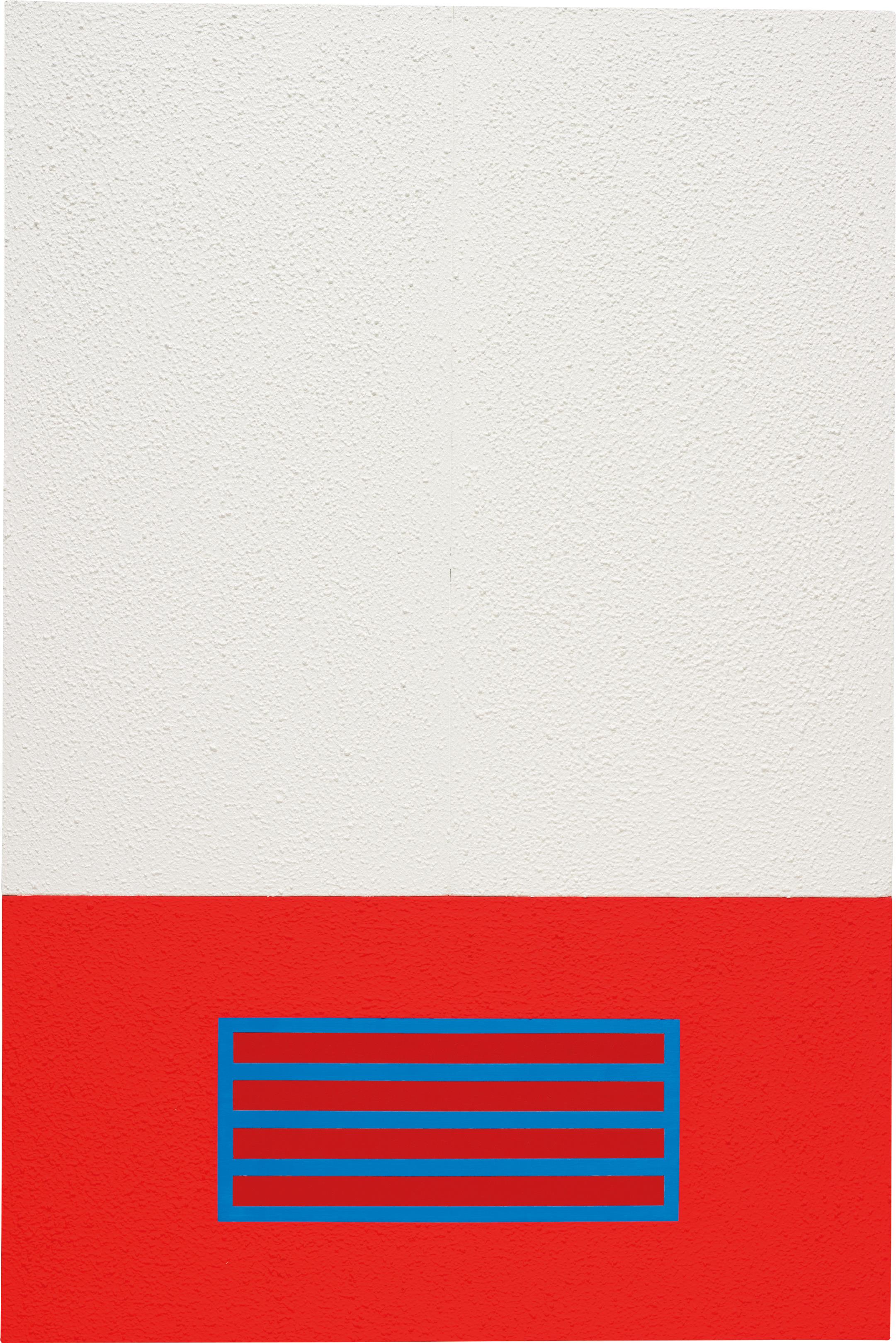 Two Cells, Horizontal Prison, 2004 – Peter Halley