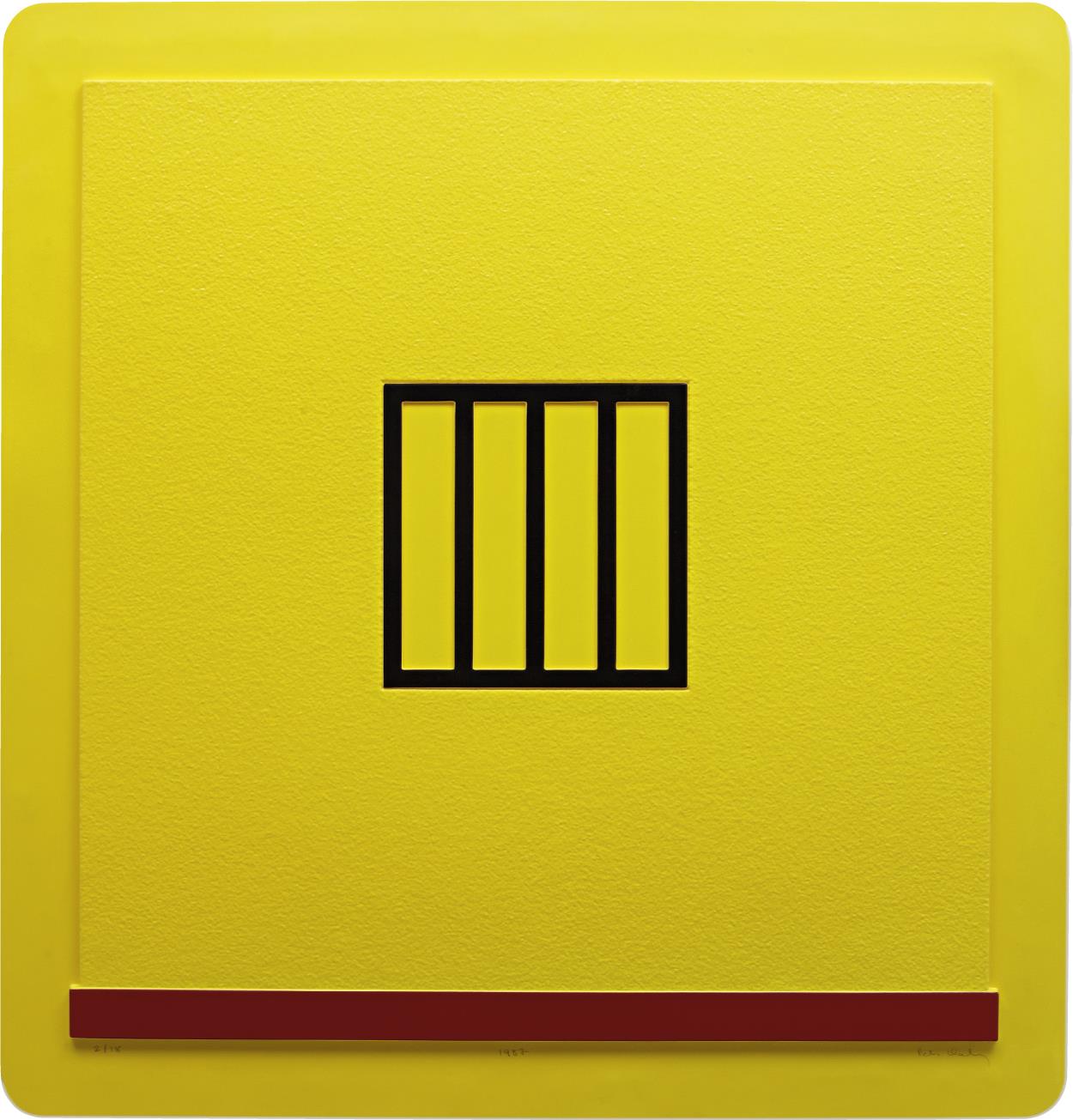 Prison, 1987 – Peter Halley