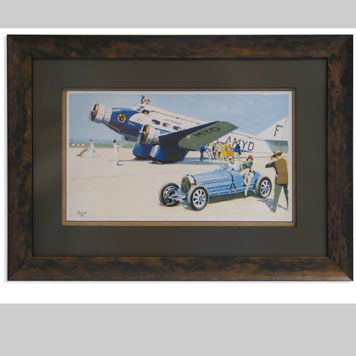 FRAMED GFRAMED BUGATTI ARTWORK