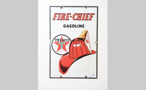 Texaco Fire Chief Sign