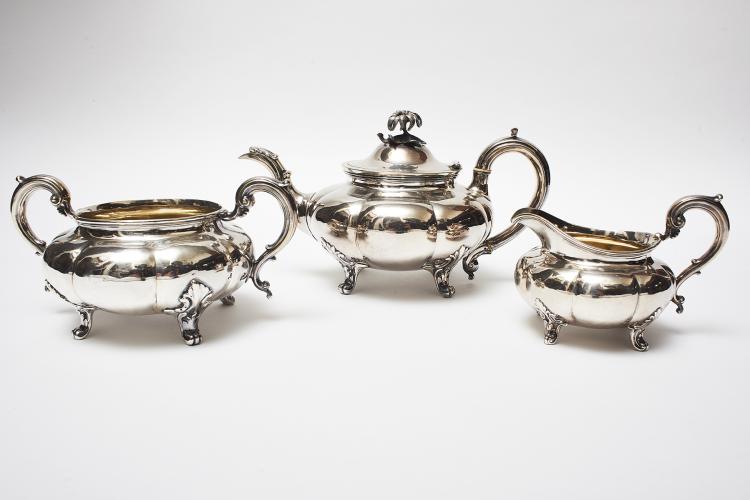 Victorian Sterling Silver Tea Service