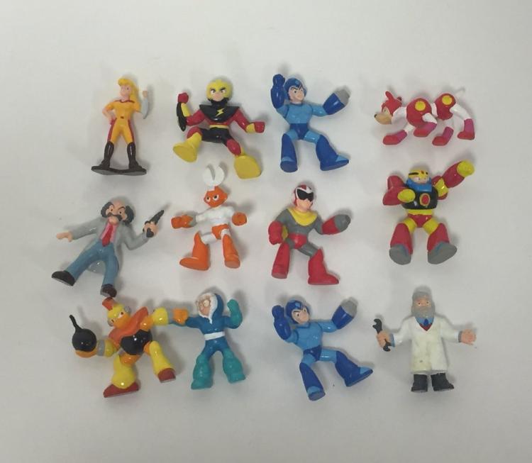 12pc Bandai Megaman PVC Figure Lot