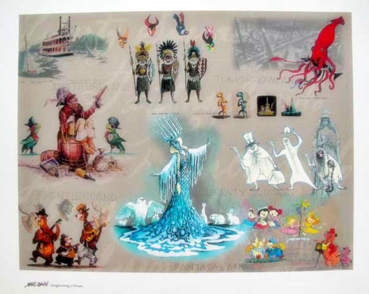 Walt Disney Disney Marc Davis Disneyland Rides