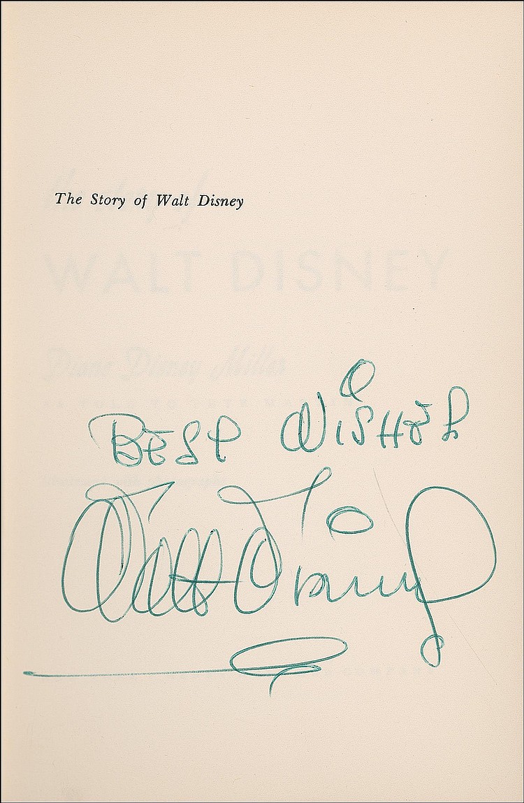 Autograph - Walt Disney