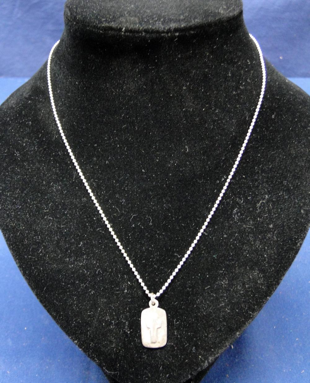 18" Necklace with Cross Pendant
