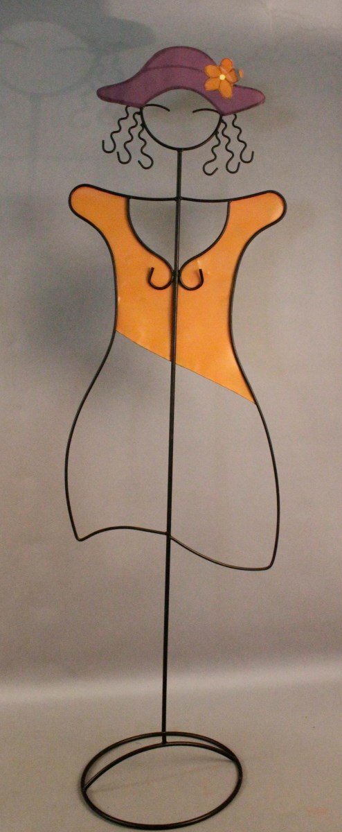 Woman Figure Wire Artwork