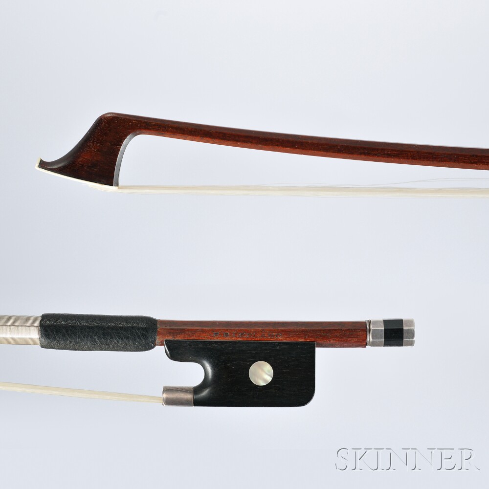 French Silver-mounted Cello Bow