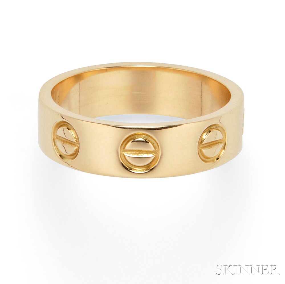 18kt Gold "Love" Ring, Cartier