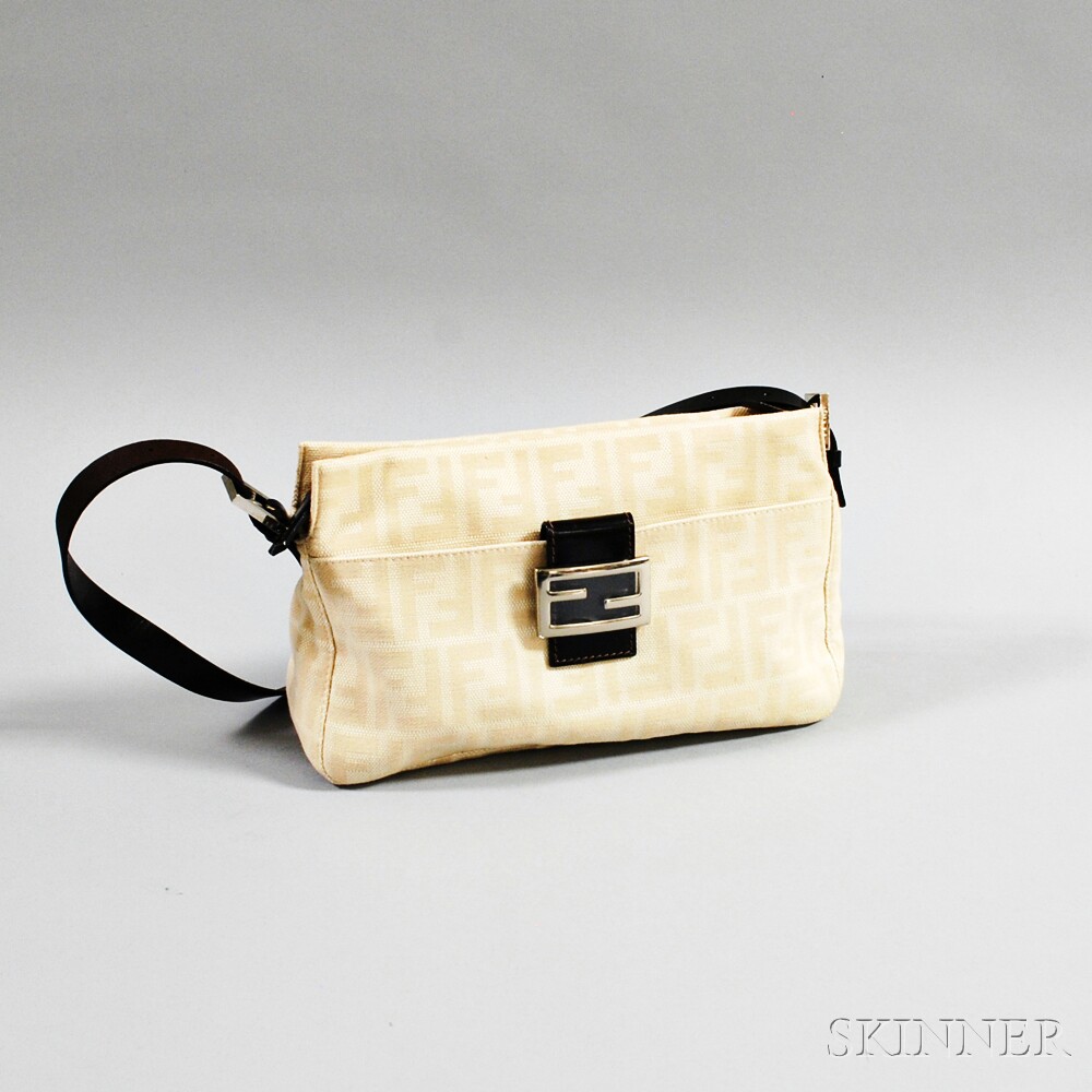 Fendi Tan Zucca Handbag