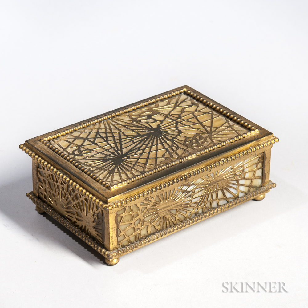 Tiffany Studios Pine Needle Box