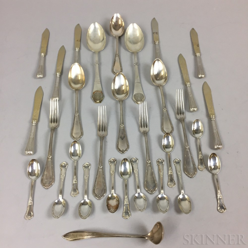 Group of Assorted Continental .800 Silver Flatware
