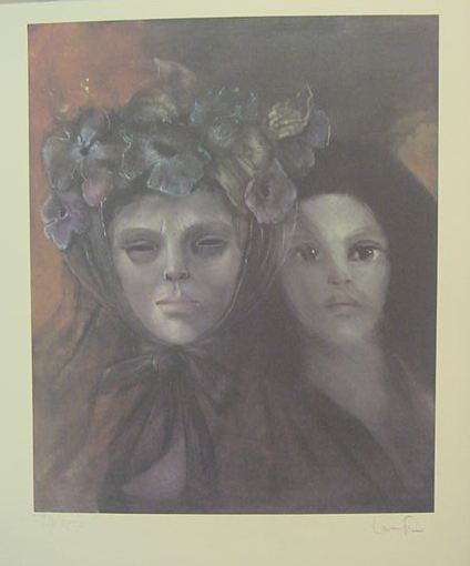 Leonor Fini "Two Faces" lithograph